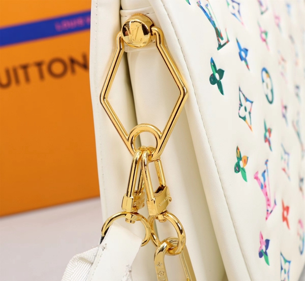 ルイヴィトンバッグ素材ディテール